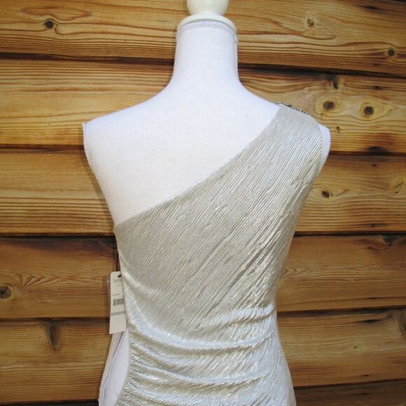 NWT Metallic Cocktail Mini Dress - Picture 6 of 8